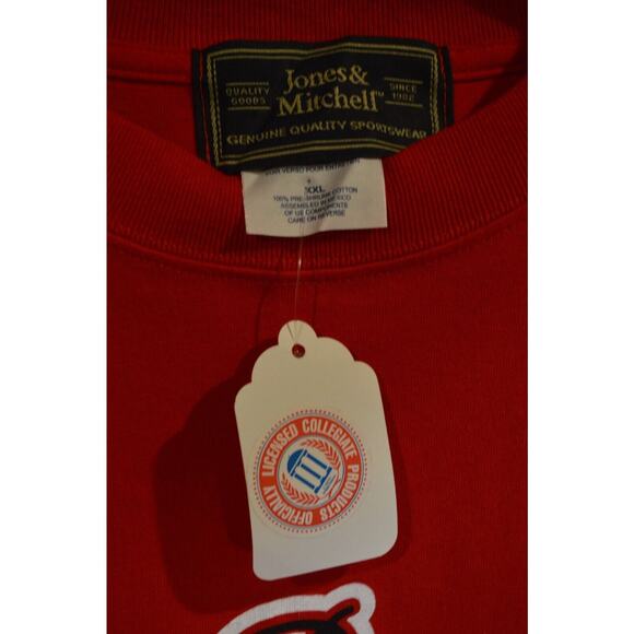 Vintage T-shirt 2XL XXL Red Raiders Texas Tech Red NEW Jones & Mitchell - Picture 7 of 8